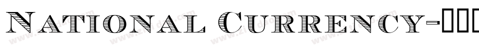 National Currency字体转换